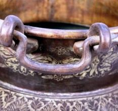 Bronze planter-31.5 x 23.25 inches