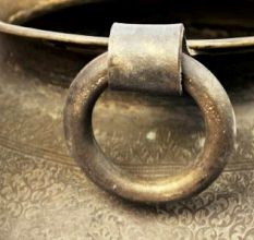 Bronze planter-18 x 40.25 inches