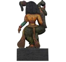 Wooden Parvati Statue-01