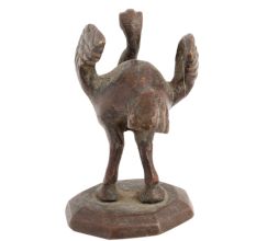 Handmade Brown Brass Flying Bird Statue  Home Decoration