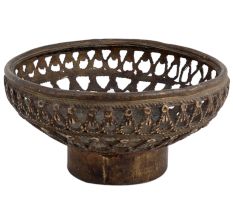 Handmade Brown Brass Mortar Pestle Kitchen Masher