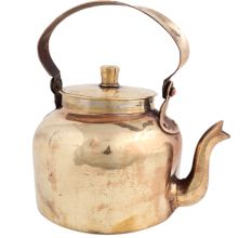 Handmade Brown Copper Kettle Tea Pot