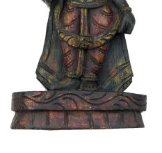 Wooden Narsingh Vishnu Statue