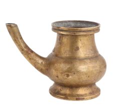 Handmade Traditional Golden Brass Kindi Pot