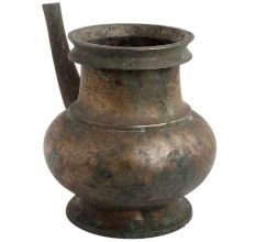 Handmade Black Brass South Indian kindi pot
