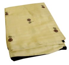 Single Dohar With Booty Work In Cream