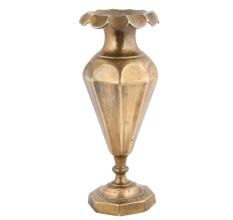 Handmade Golden Brass Flower Pot Or Vase