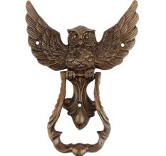 Antique Owl Iron Door Knocker