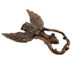 Antique Owl Iron Door Knocker