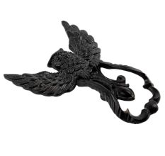 Black Owl Iron Door Knocker