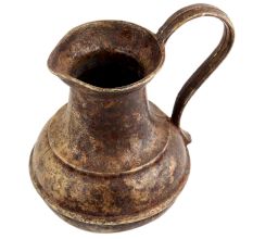 Handmade Brown Patina Finish Brass Islamic Jug And Long Handle