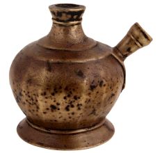 Handmade Brown Brass Munhall Style Hookah Base Pot