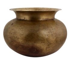 Brass Antique Pot Plain For Home Improvement