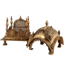 Brass Crafted Temple Decor Small For Home And Pooja Room