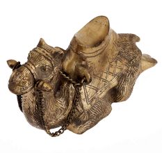 Handmade Brown  Sitting Camel Statue