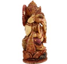 Ganesh Hand-painted Handmade Statue For Health And Prosperity