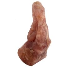 Hand Carved Rose Quartz Stone Krishna God Statue