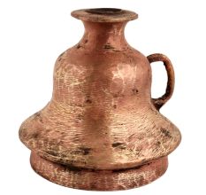 Handmade Brown Brass Chillam Hookah Pipe Pot