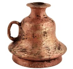 Handmade Brown Brass Chillam Hookah Pipe Pot