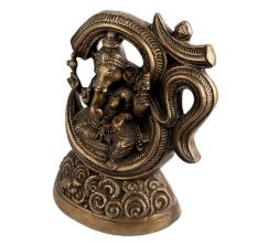 Ganesha With Auspicious Om Symbol Design