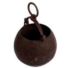 Metal Pot Large With Clasp