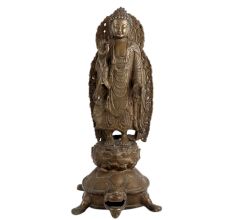 Buddha Statue On Tortoiseshell