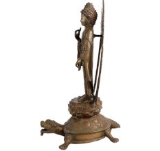Buddha Statue On Tortoiseshell
