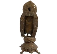 Buddha Statue On Tortoiseshell