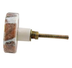 Fort Marble Brass Plated Cabinet Knobs