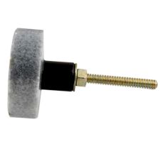 Grey Marble Brass Plated Dresser Knobs