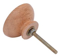 Queen Pink Resin Natural Wooden Dresser Knobs