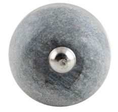 Grey Stone Round Beads Cabinet Knobs
