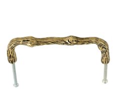 Handmade Golden Brass Tree Branch Twig Pull Door Handle