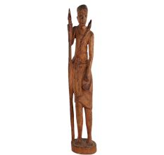 Tribal Male Warrior Statue For Perfect Interior Decoration