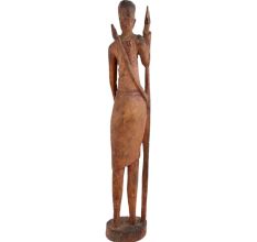 Tribal Male Warrior Statue For Perfect Interior Decoration