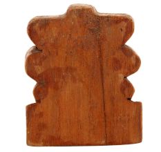 Tribal Ganesha Statue In Polished Wood