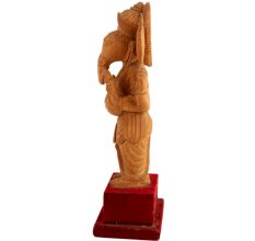 Holy Standing Ganesha Statue In Wood