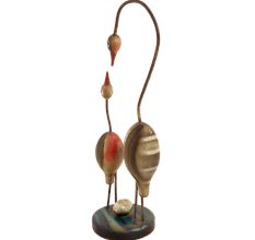 Mother-child Stork Statue For Gifting And Home Decor