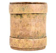 Handmade Golden Brass Grain Measuring Cup Rare Collectable