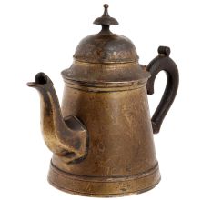 Handmade Antique Gold Brass Kettle Artistic Tea Pot
