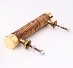 Natural Small Round Rattan Cabinet Handles (6 Inch)