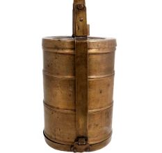 Brass Lunch Box With Three Container