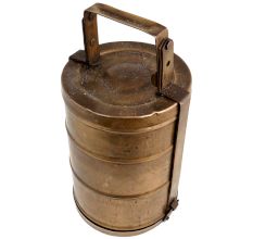 Brass Lunch Box With Three Container