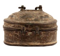 Old-style Brass Container For Storing Knickknacks