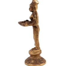 Tribal Woman Statute In The Village Scene