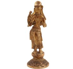 Tribal Woman Statute In The Village Scene