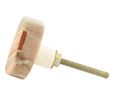 Taupe Marble Wooden Dresser Knobs