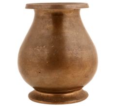 Handmade  Brown Brass Ritual Lota From Kerala