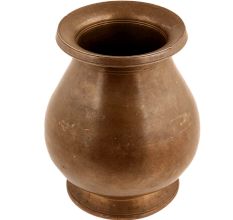Handmade  Brown Brass Ritual Lota From Kerala