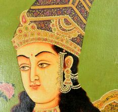 Handmade Mughal Painting of Mughal Empress Mumtaz Mahal
